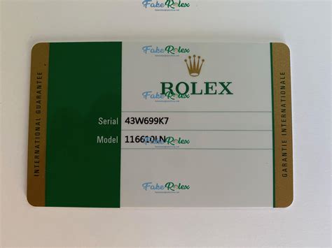 fake rolex warranty card|Rolex new warranty card.